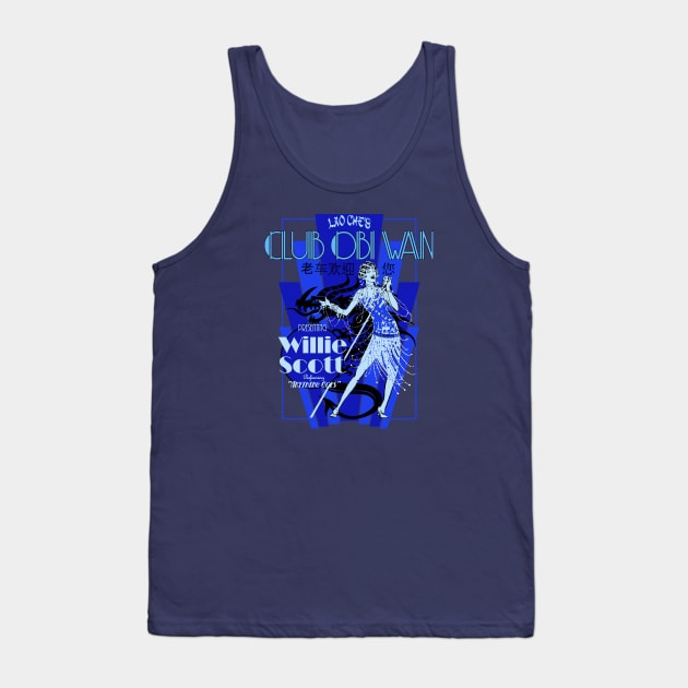 Club Obi-Wan (Willie Scott Version) Tank Top by cunningmunki